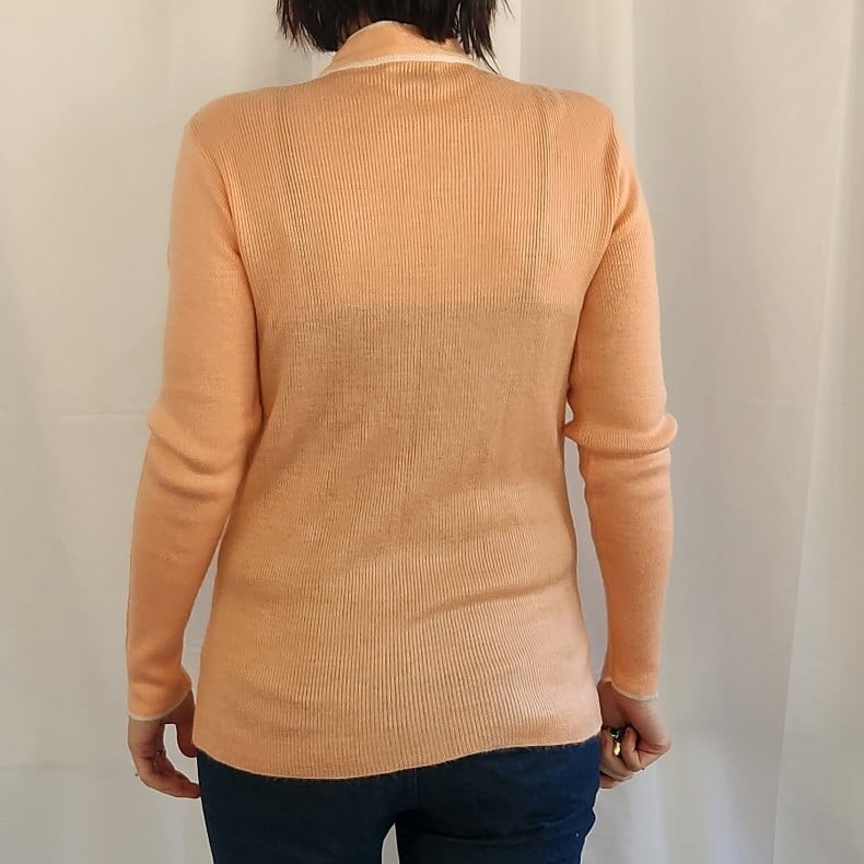 60s Pink Acrylic Cardigan