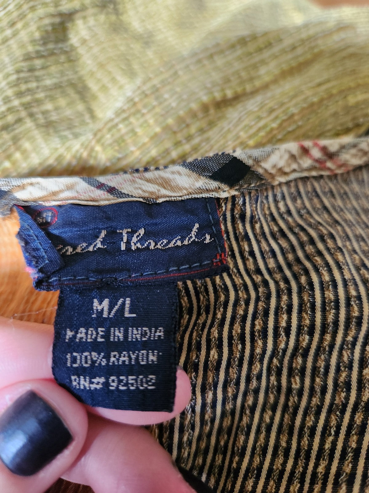 90s Plaid Rayon Multicolor Maxi Dress