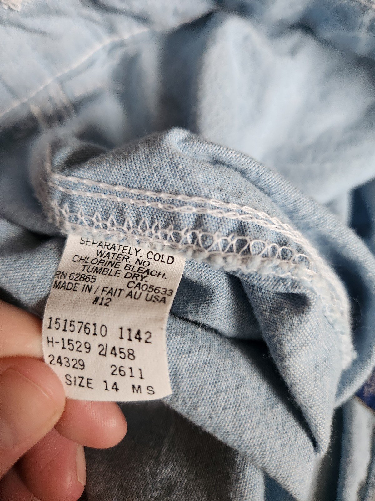 90s/Y2K Denim Button Down Maxi Skirt