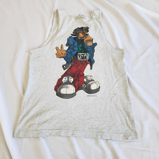 90s Gray Top Dawg Tank Top
