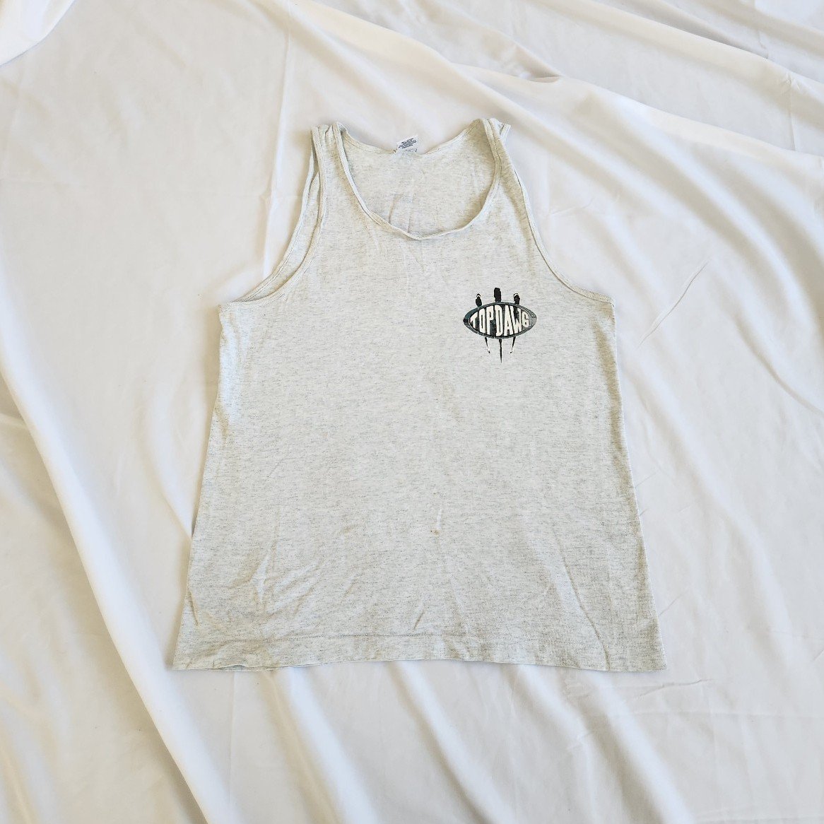 90s Gray Top Dawg Tank Top