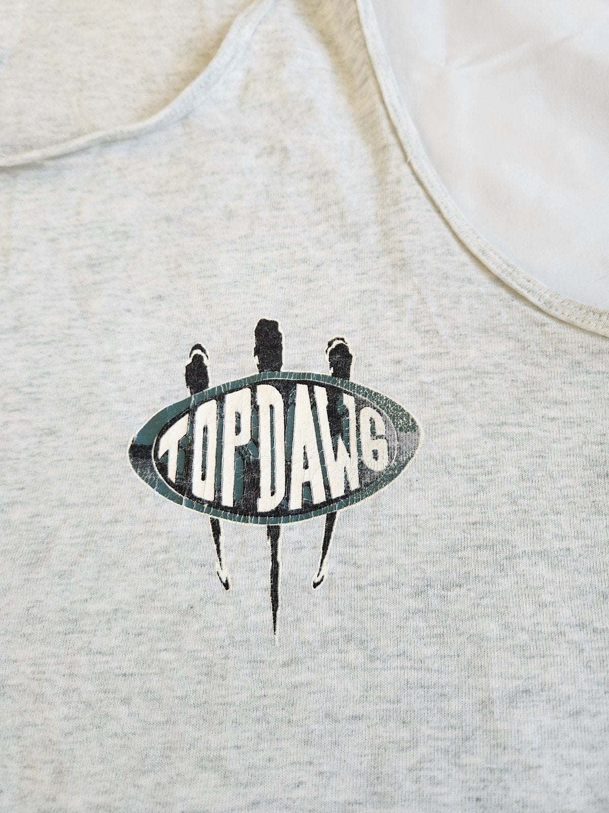 90s Gray Top Dawg Tank Top