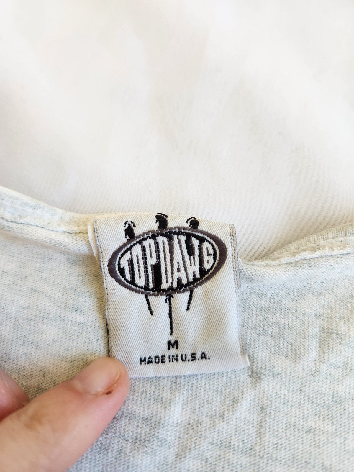 90s Gray Top Dawg Tank Top