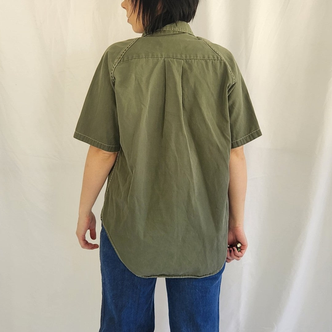 Vintage Green RFD Country Wear Cotton Shirt