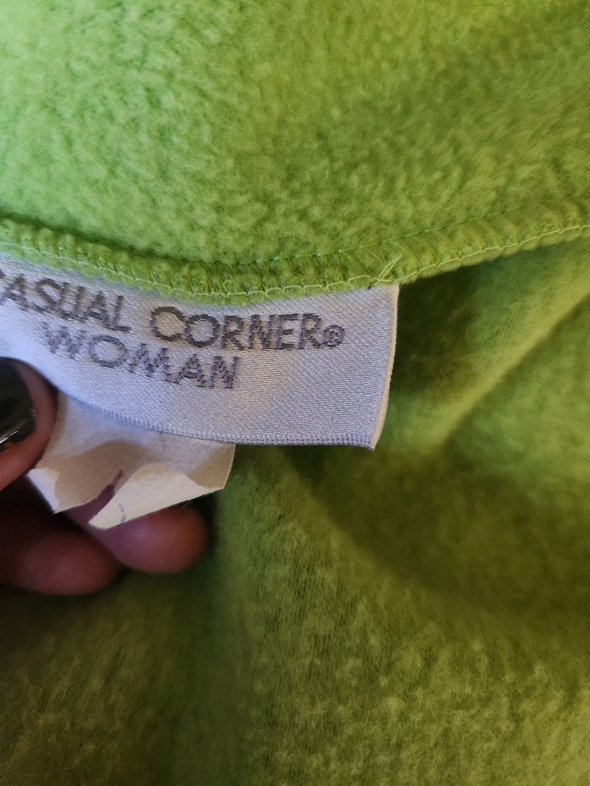Y2K Green Fleece Vest