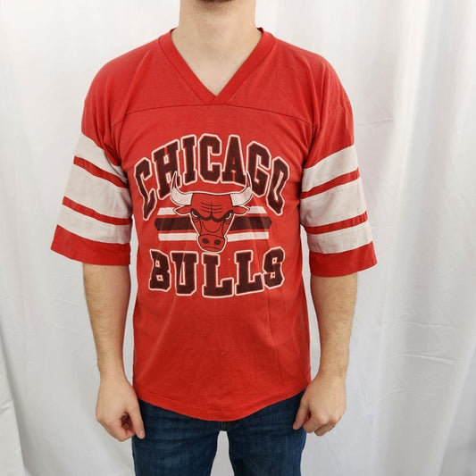 90s Chicago Bulls Red Tee