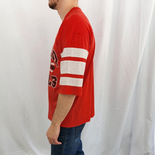 90s Chicago Bulls Red Tee