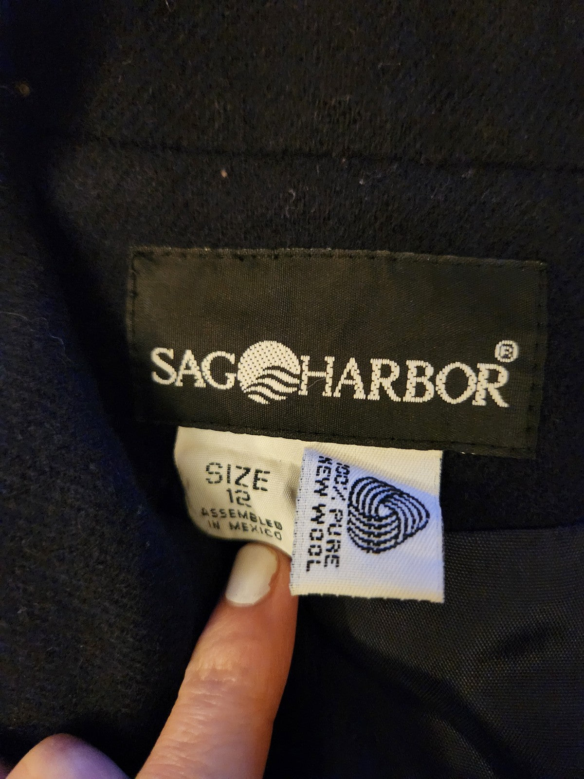 90s Navy Blue Wool Blazer and Shorts Set