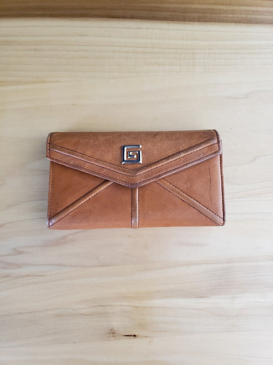 80s/90s Tan Leather Wallet