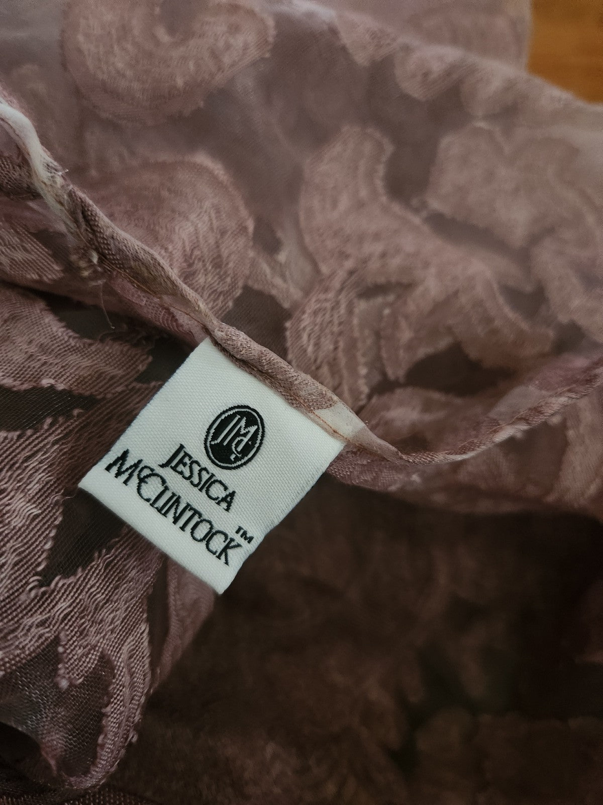 90s Pink Floral Sheer Duster