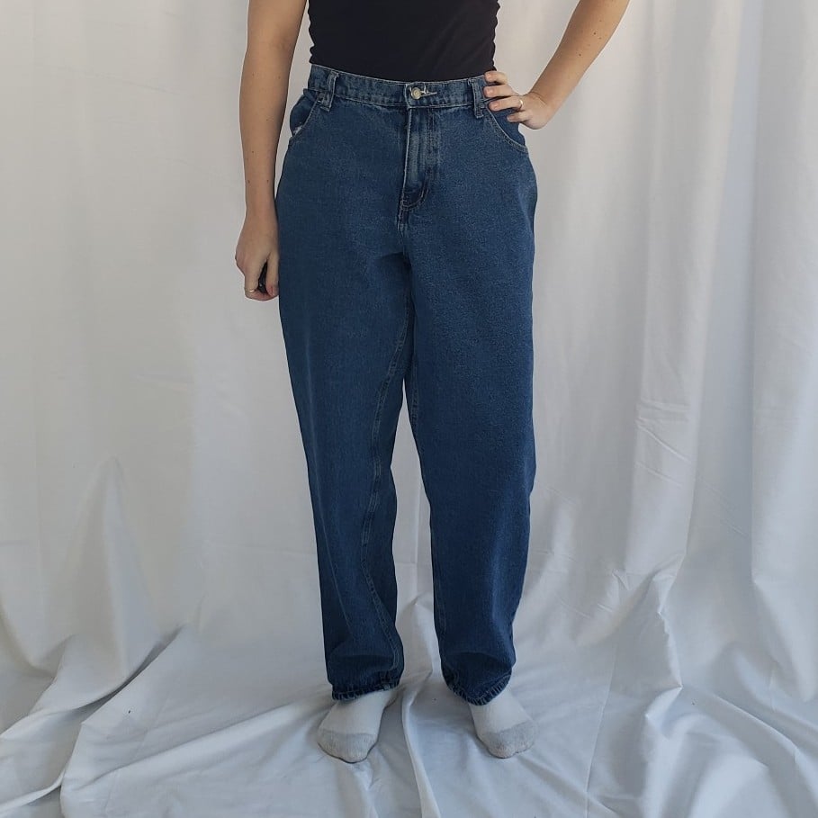 90s Full Blue Mom Jeans