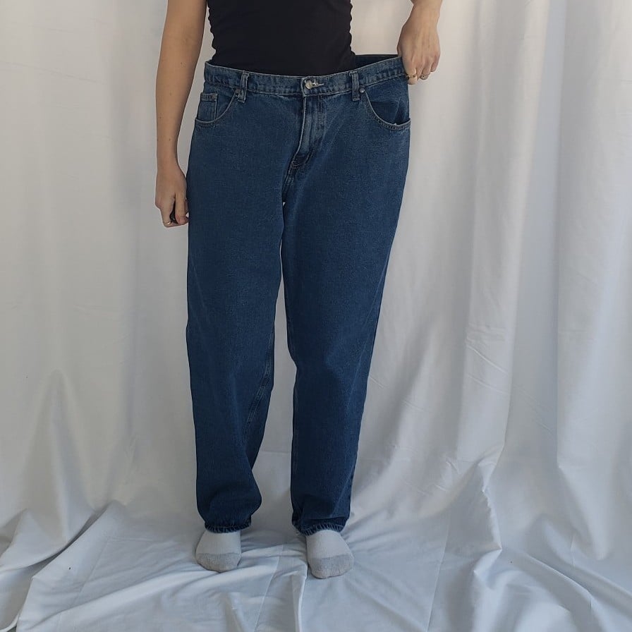 90s Full Blue Mom Jeans