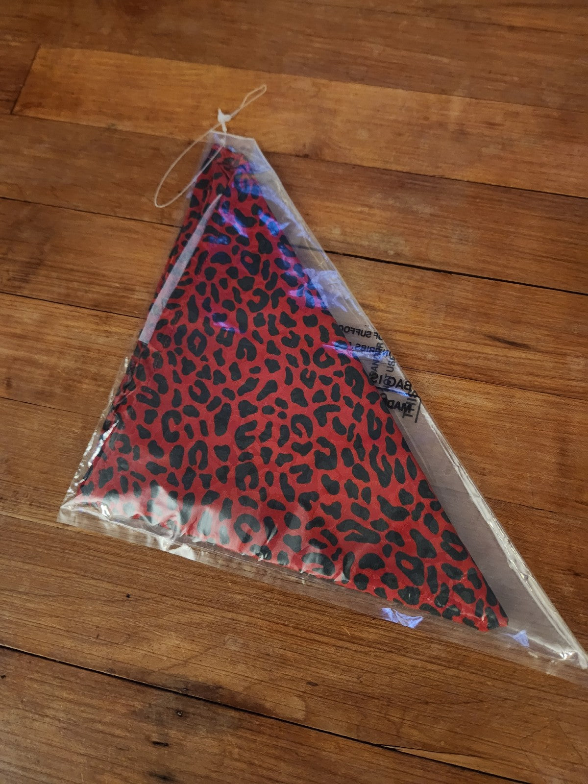 80s/90s Deadstock Red and Brown Cheetah Print Silk Blouse