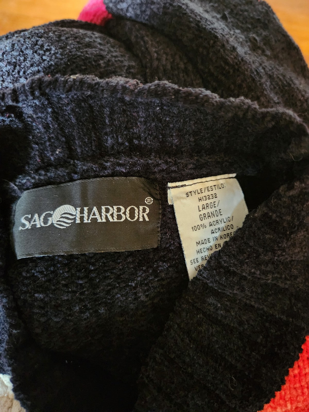 90s Black and Silver Sweater Set