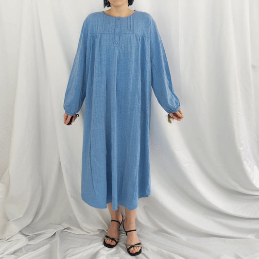 00s NWT Blue Cotton Blend Nightgown