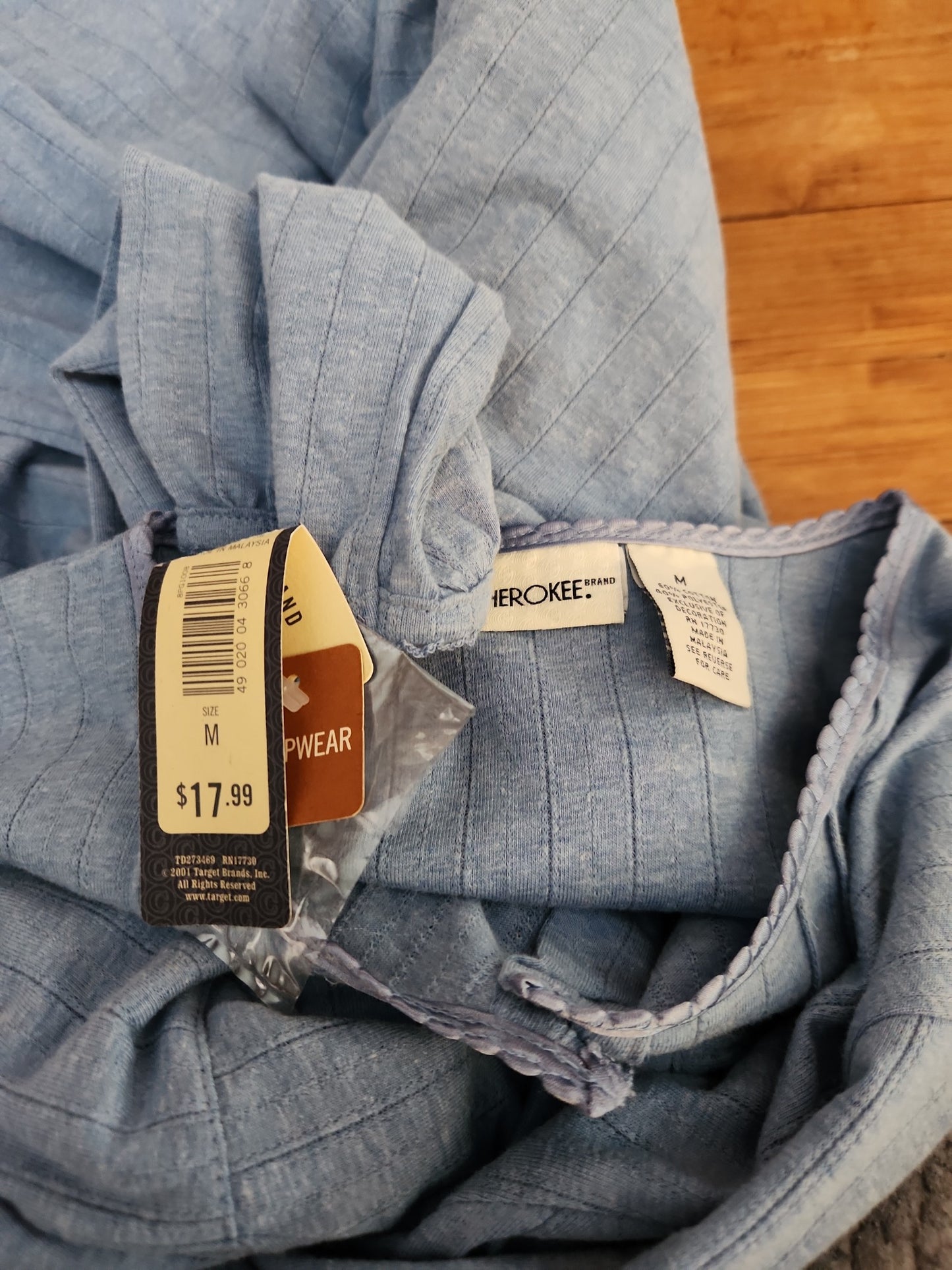 00s NWT Blue Cotton Blend Nightgown