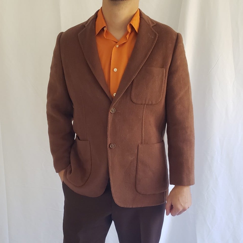 Vintage Handmade Brown Blazer