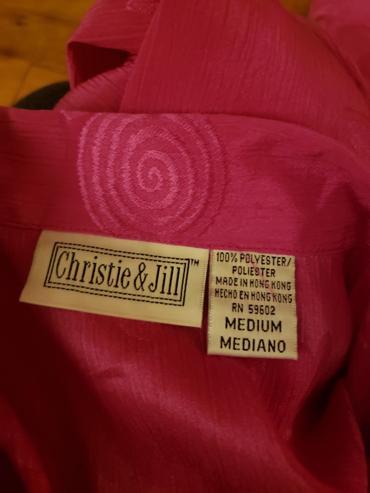 80s Pink Oversize Button Down