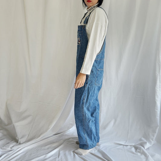 90s/00s Snowman Overalls