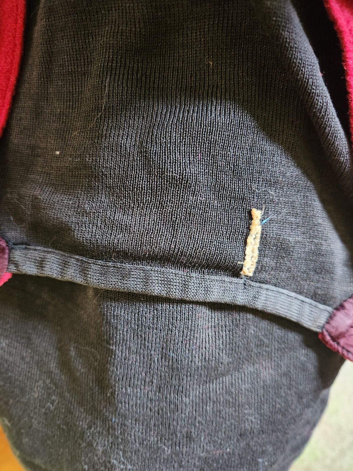 80s Red and Black Vest