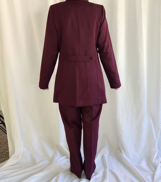 90s Four Piece Purple Suit Set