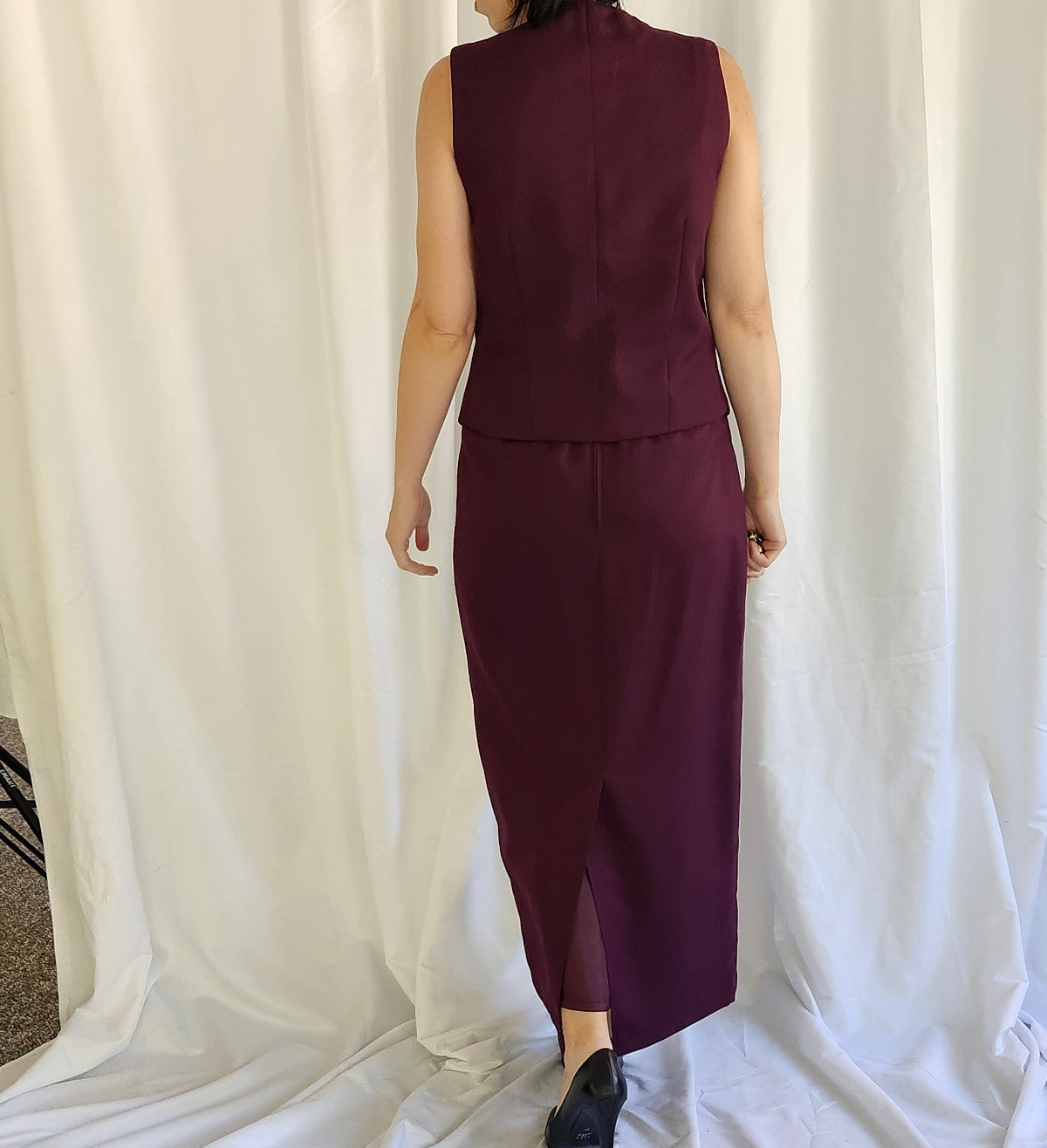 90s Four Piece Purple Suit Set