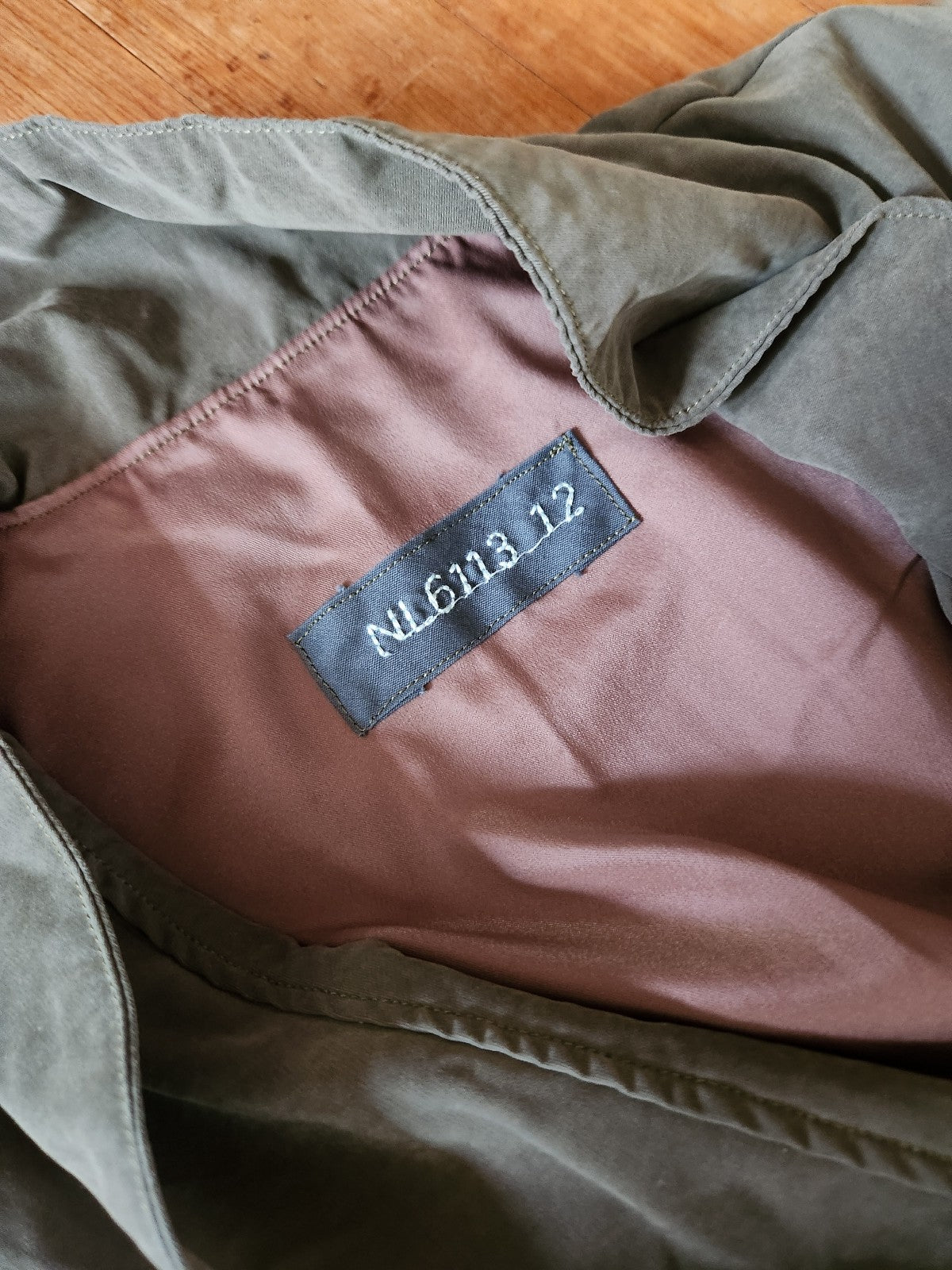90s(?) Olive Green Vest and Skirt Set