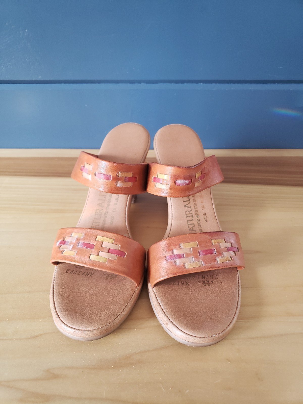 Vintage Leather Wedges