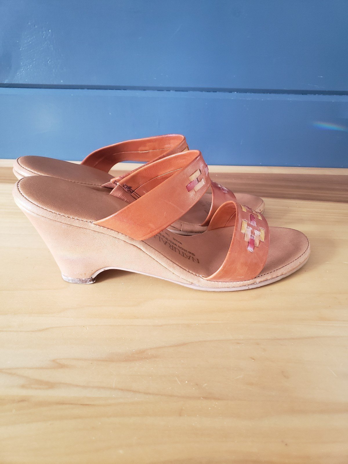 Vintage Leather Wedges