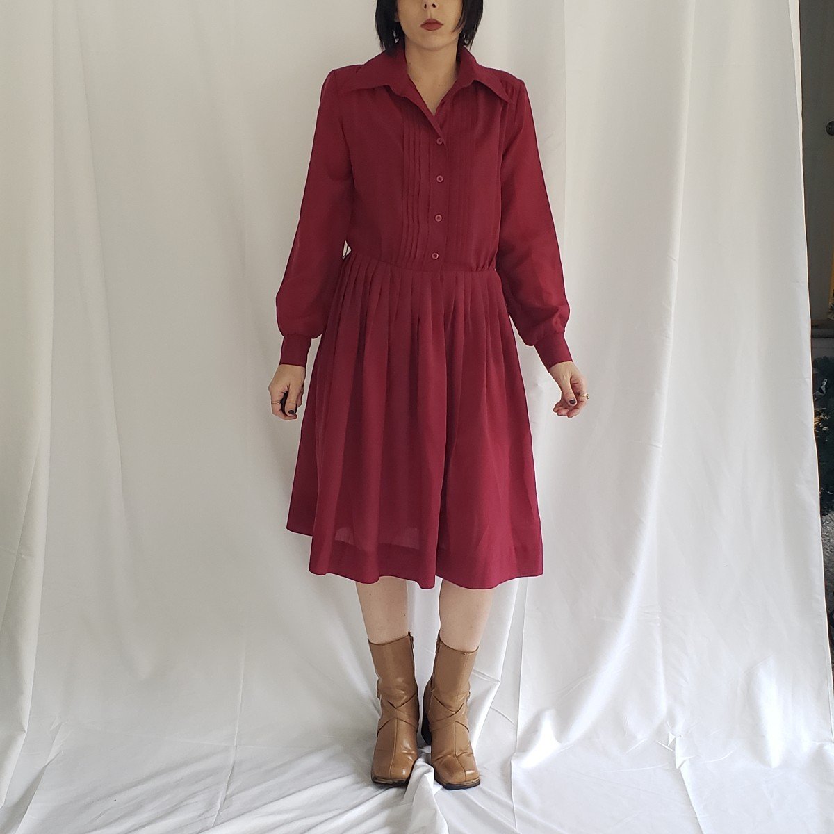 70s Pink Home Made Day Dress
