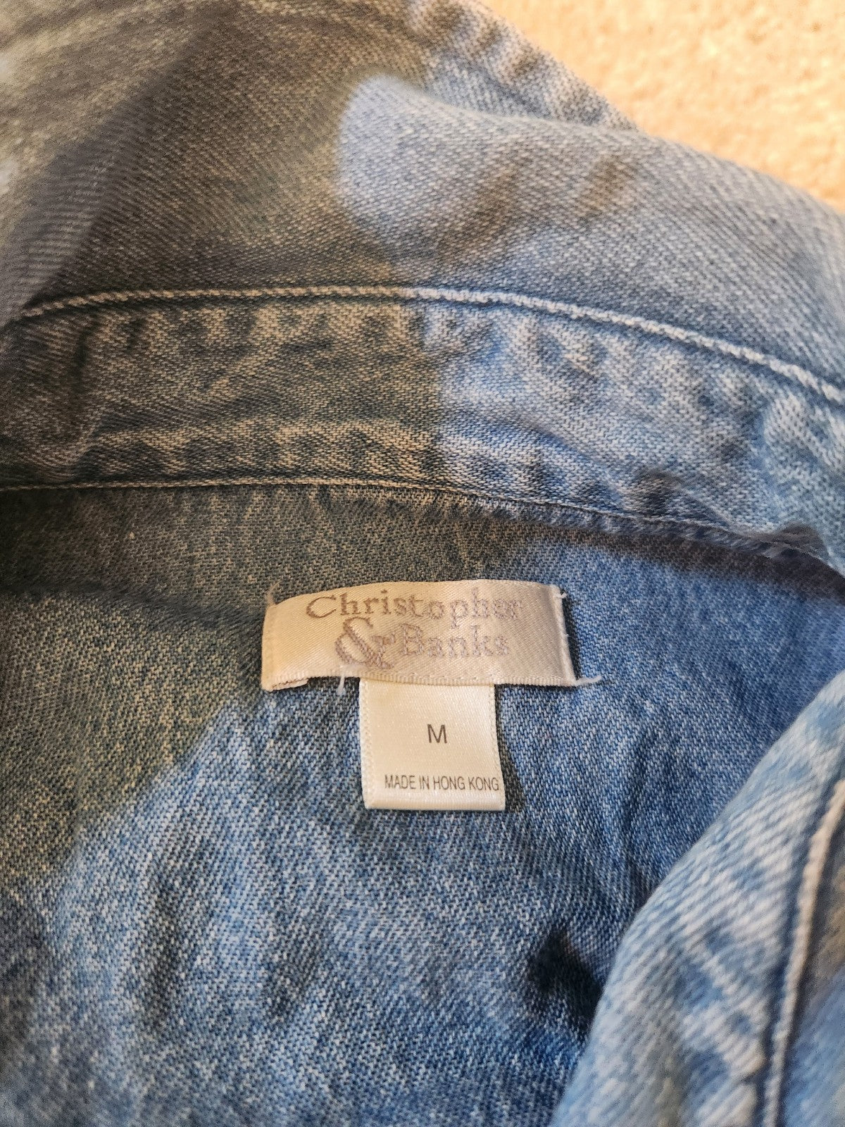 90s/00s Celestial Denim Shirt