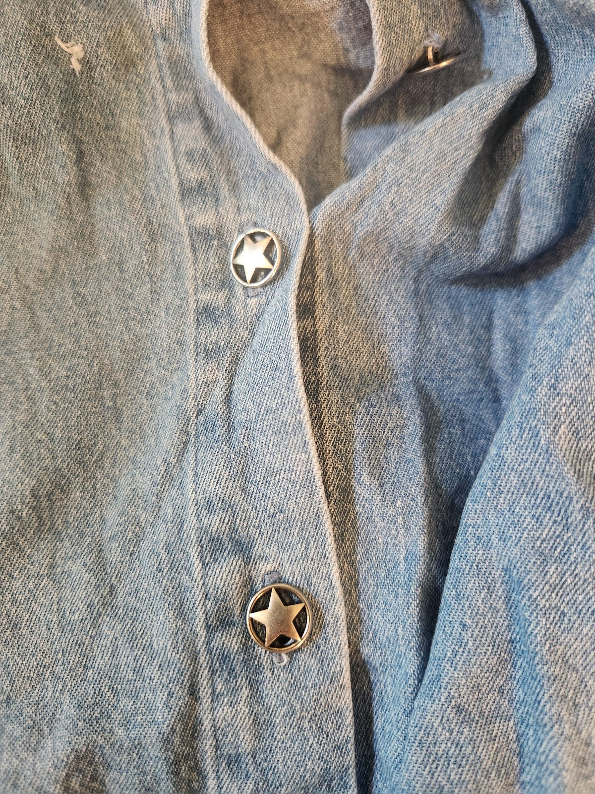 90s/00s Celestial Denim Shirt
