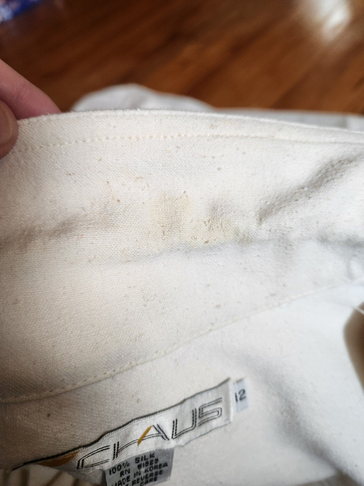 80s Cream Silk Oversize Blazer and Skirt Set