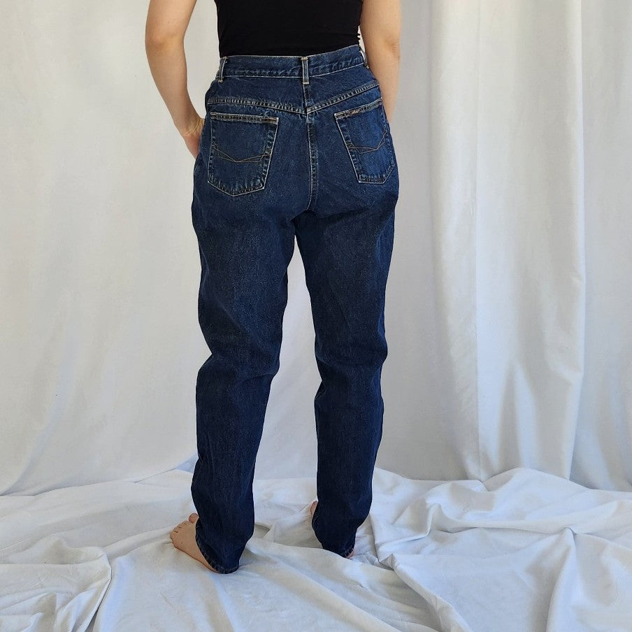 90s Dark Wash Chic Mom Jeans