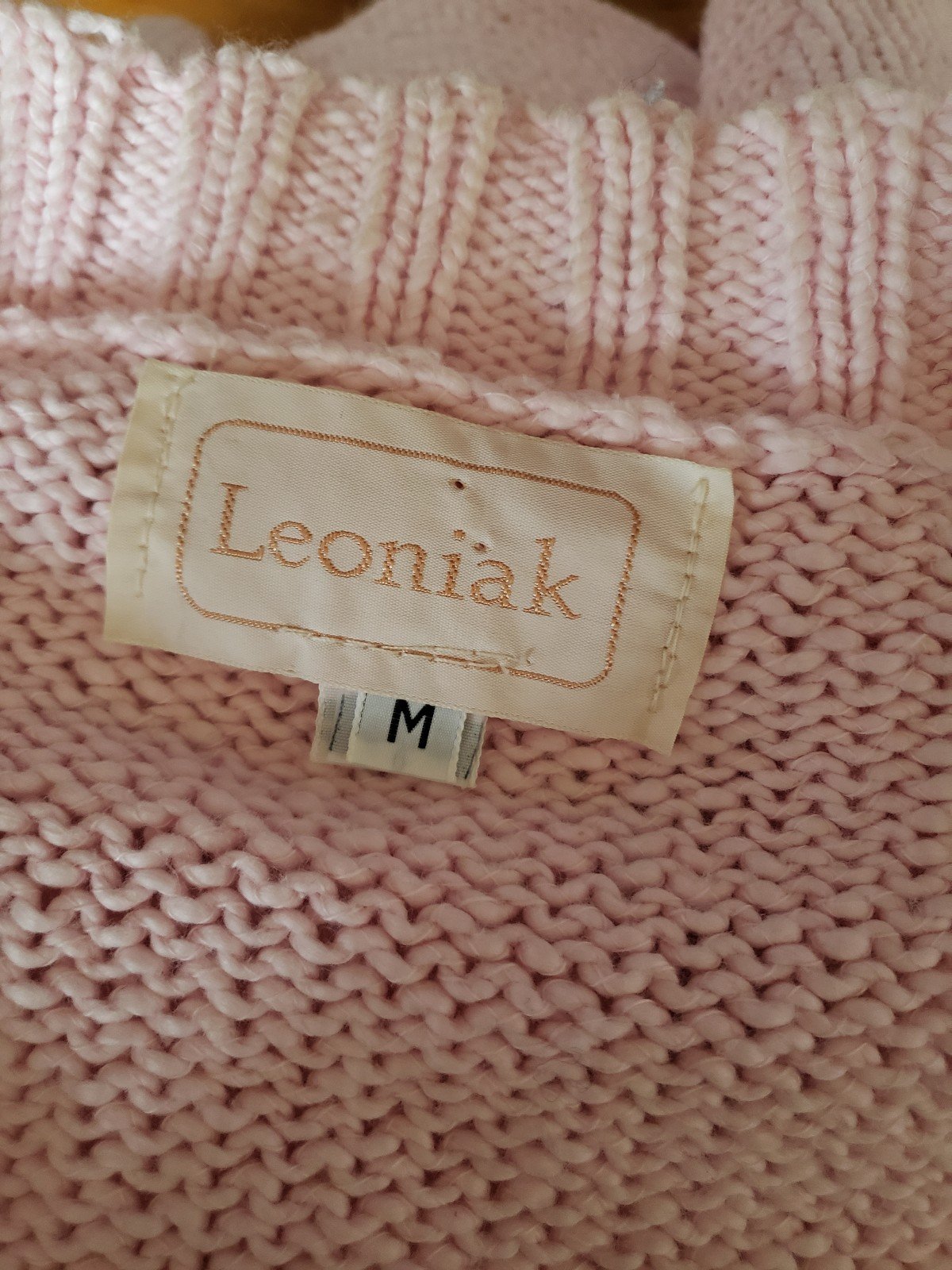 80s Pink Oversize Cardigan