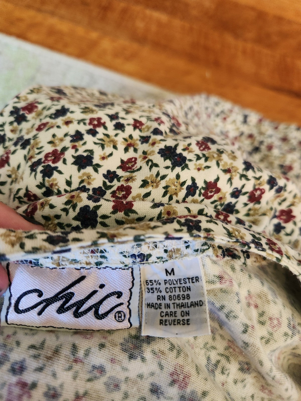 90s Ditsy Floral Print Oversize Tee