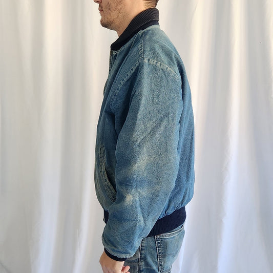 90s Denim Blanket Lined Jacket