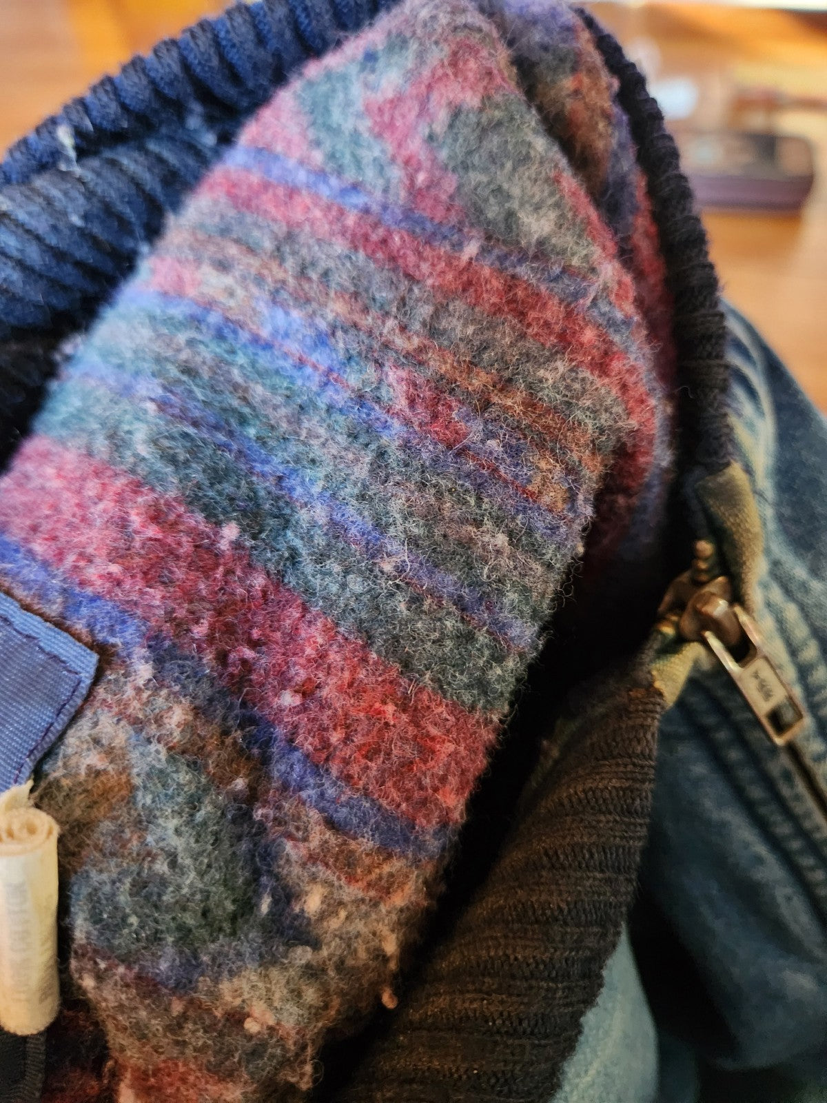 90s Denim Blanket Lined Jacket