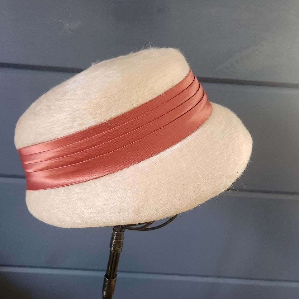 60s Cream Hat