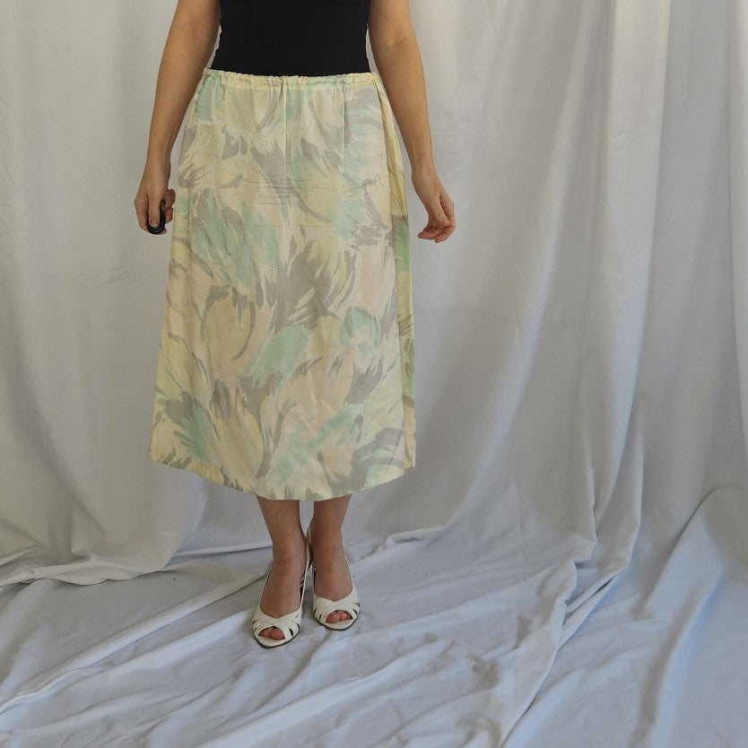 80s Pastel Skirt Suit