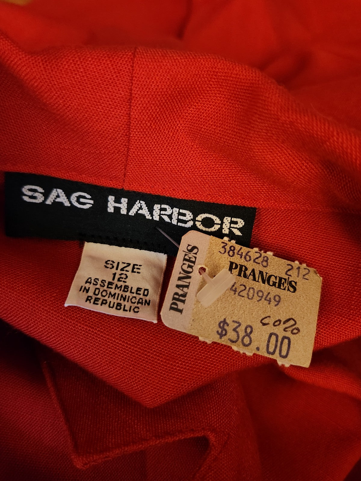 90s Deadstock Red Blazer