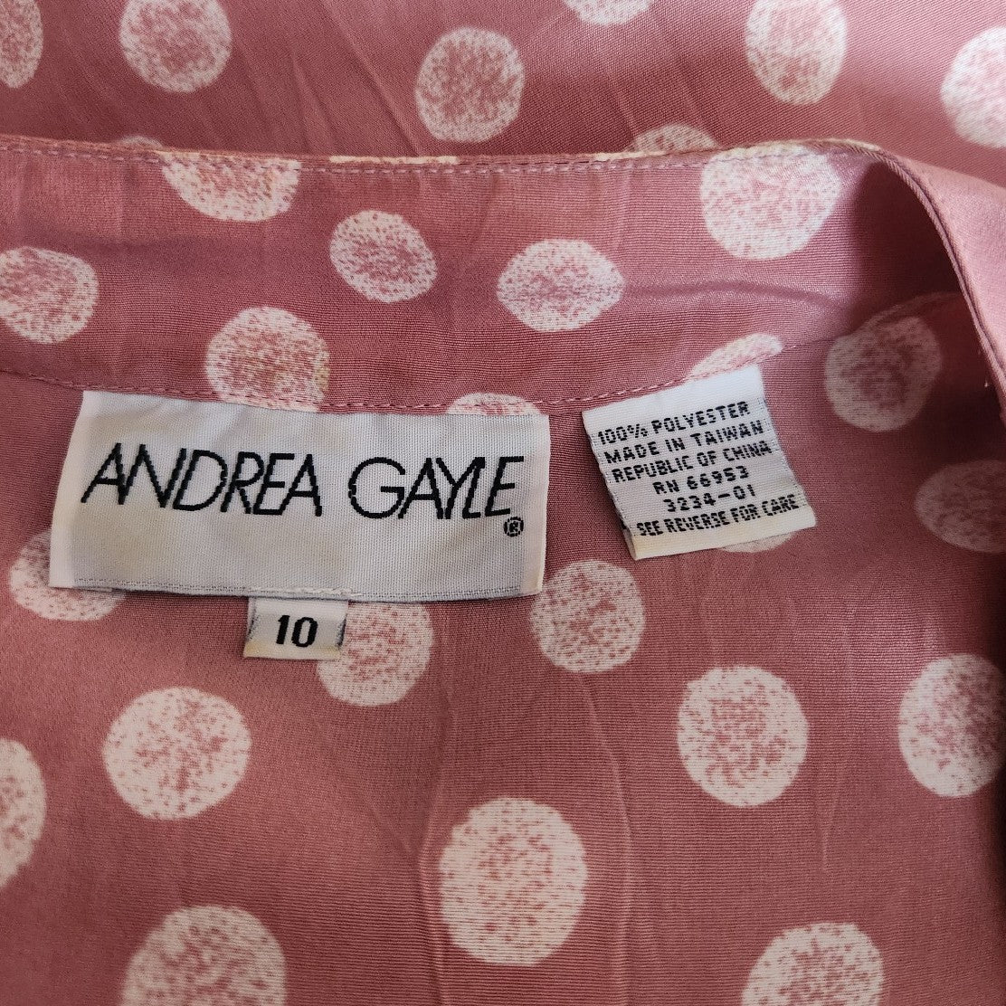 80s Pink Polka Dot Skirt Set