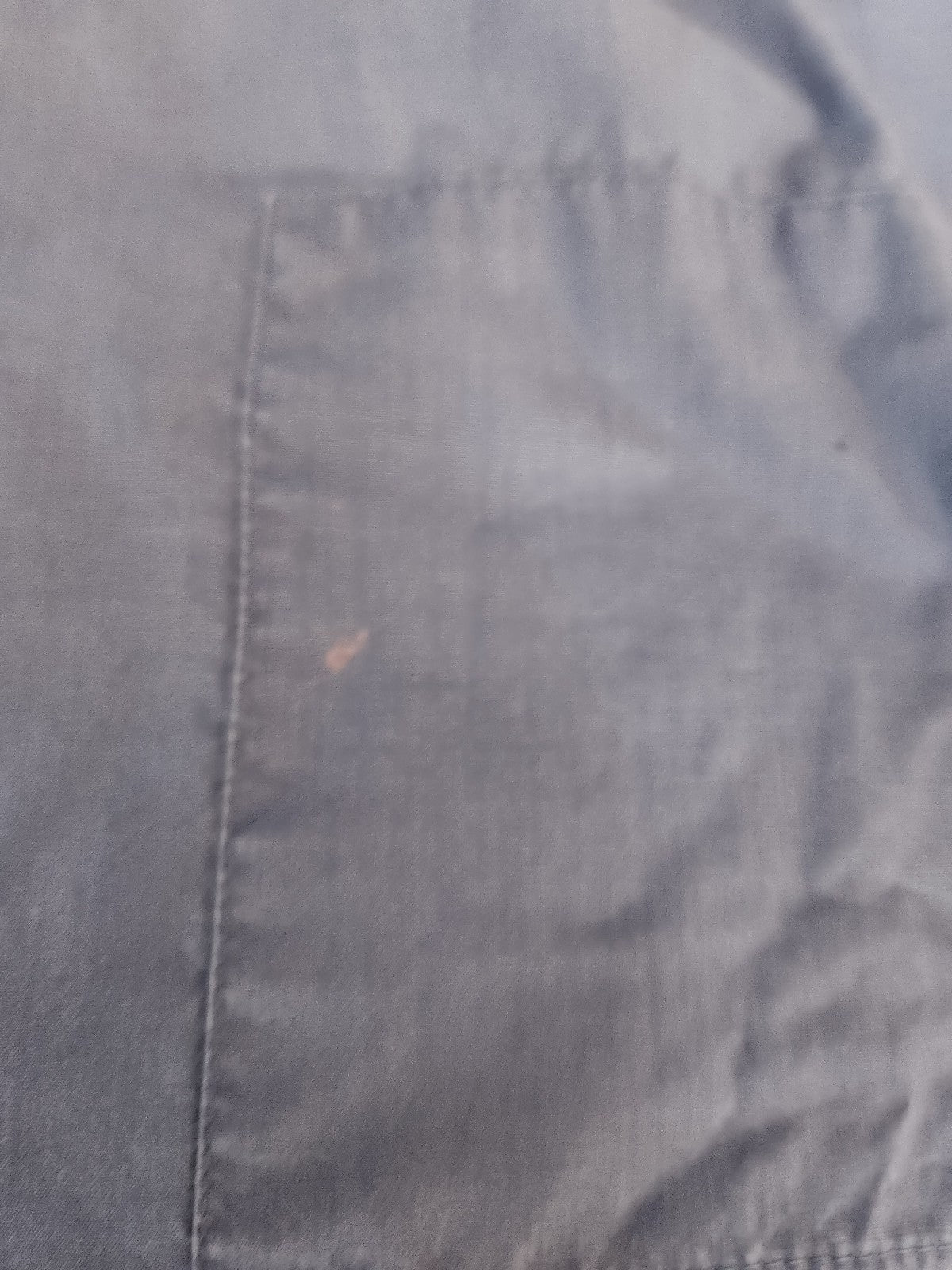 80s Blue Snap Front House Dress