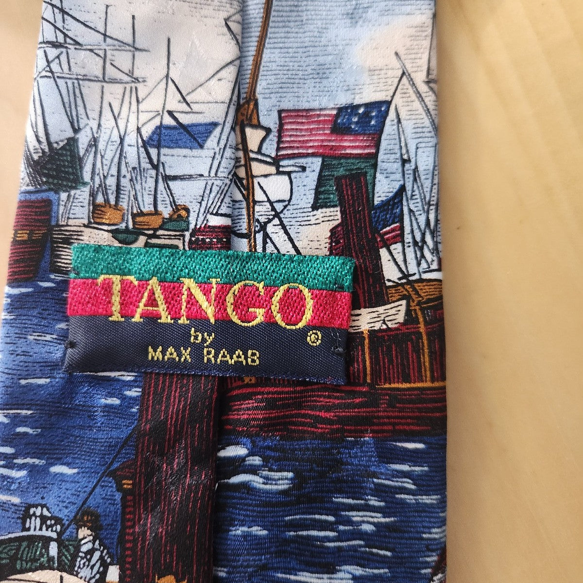 90s American Series New York Harbor Theme Tie