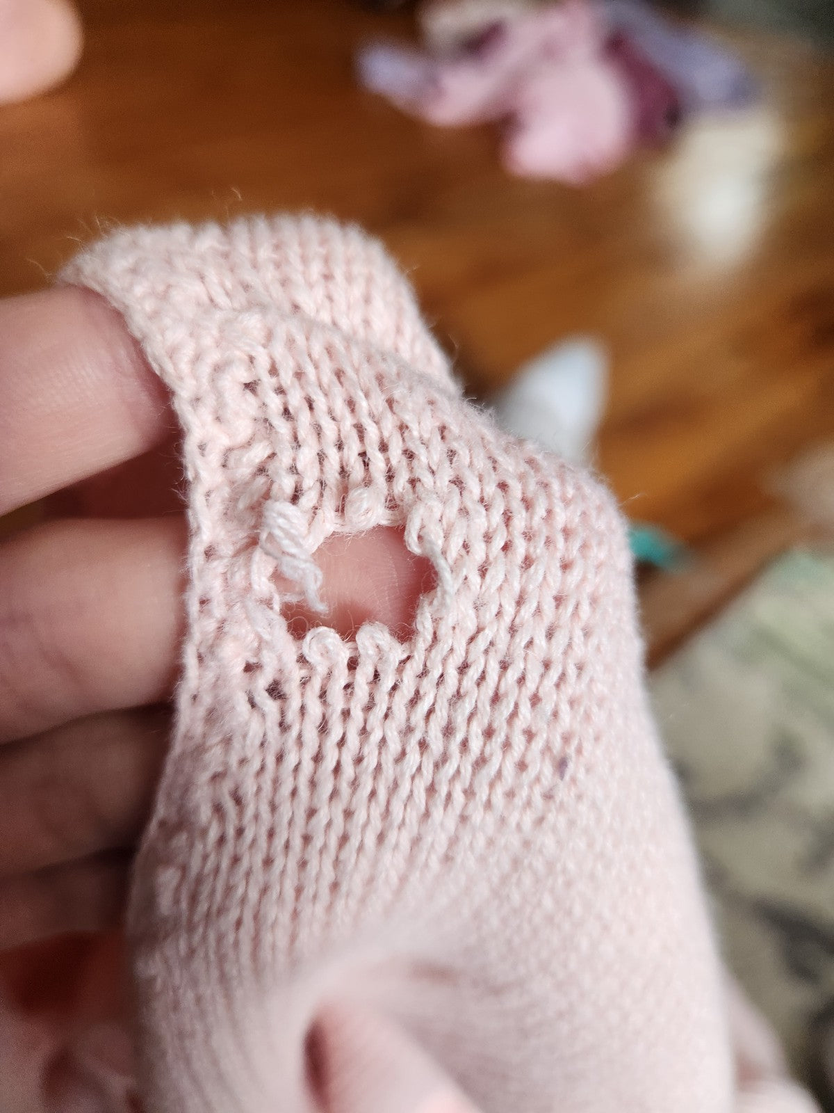 80s Pink Short Sleeve V Neck Sleeve Sweater