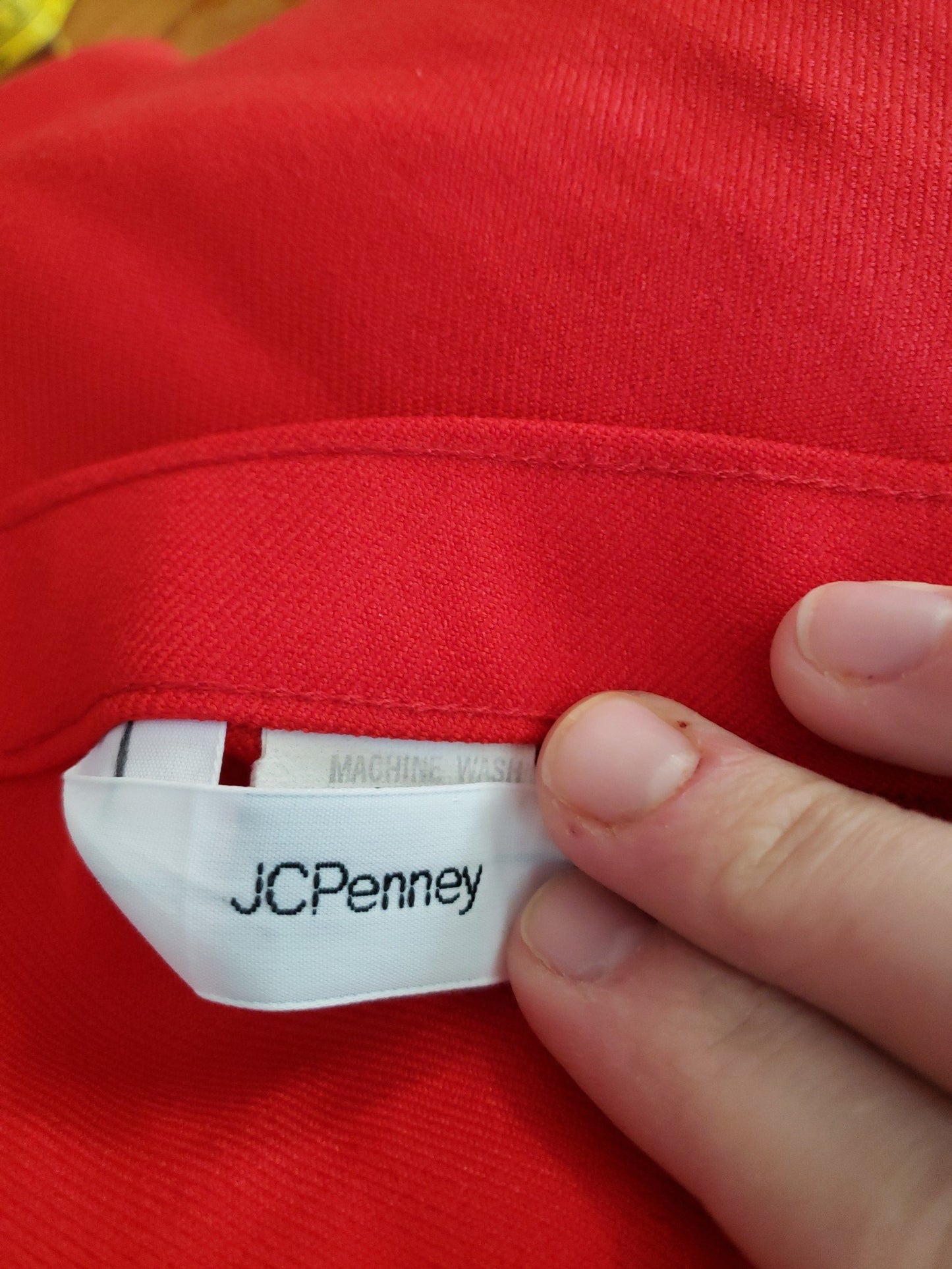 70s Red Pleated Trousers