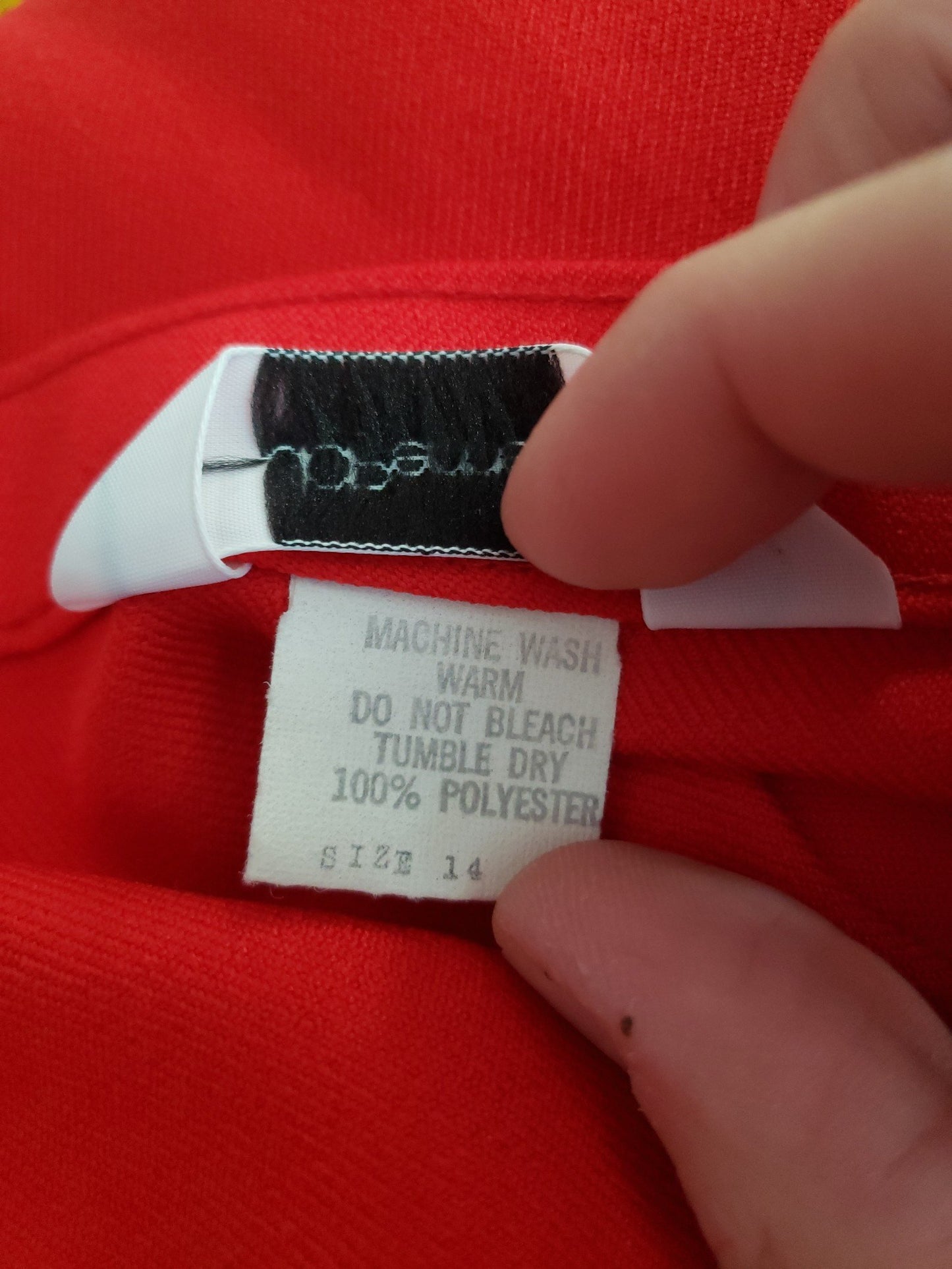 70s Red Pleated Trousers