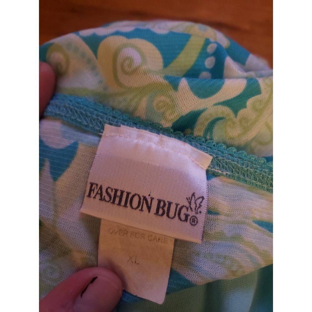 Y2K Blue and Green Top