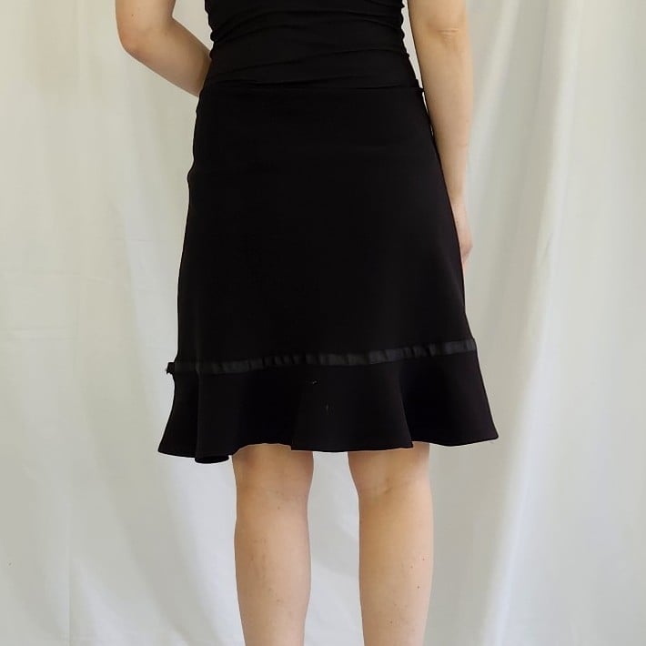 Y2K Black Stretchy Mini Skirt