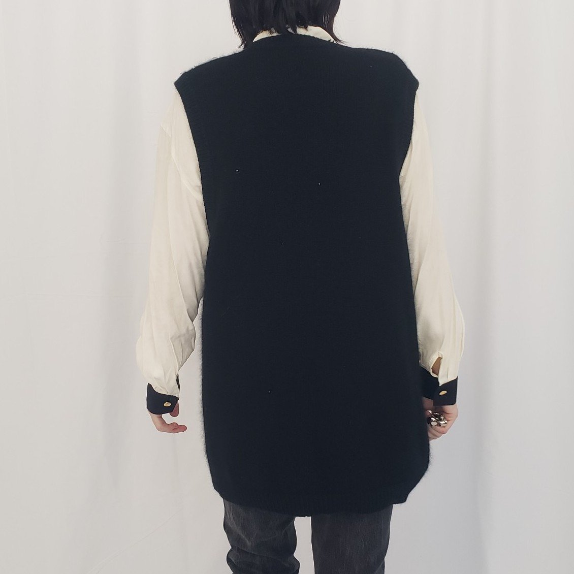 90s I.B. Diffusion Blouse and Sweater Vest Set